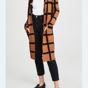 Lost + Wander Brown and Black Knit Sweater